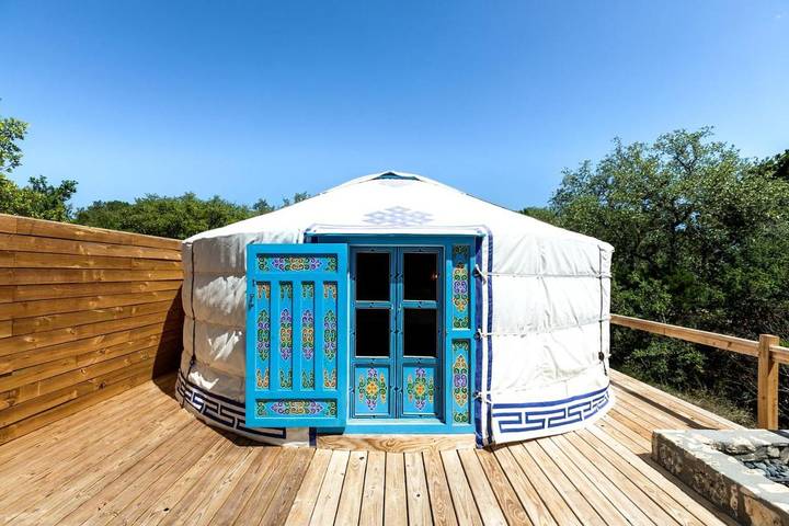 Camping für 2 Personen, mit Whirlpool und Terrasse in Texas