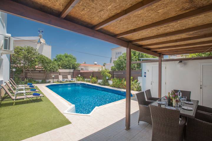 Protaras Holiday Villa Ds54, Villa de 3 dormitorios en el centro in Protaras, Chipre Sur
