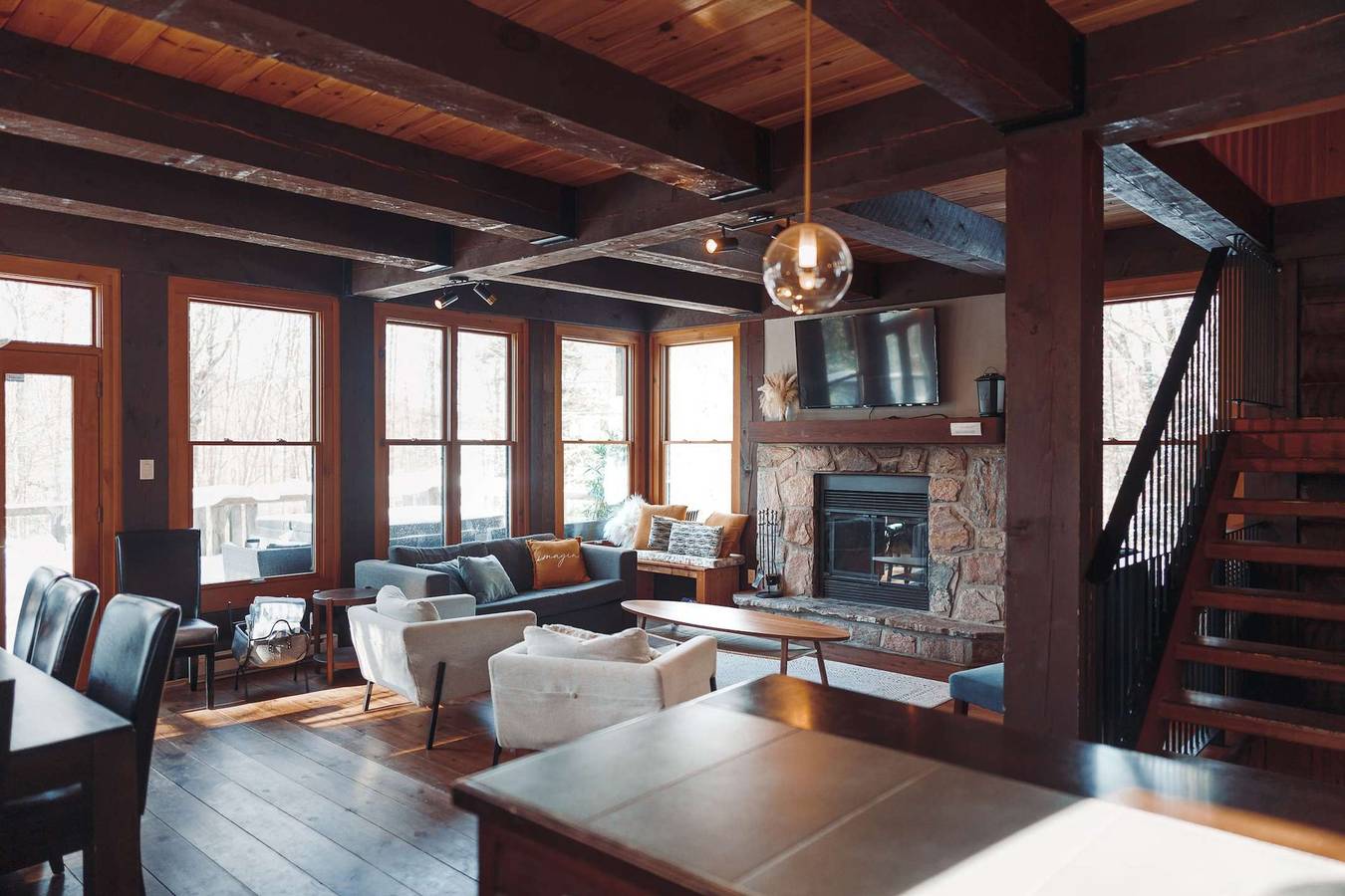 Le Chic Log Chalet Citq   241986 in Lac-Supérieur, Quebec