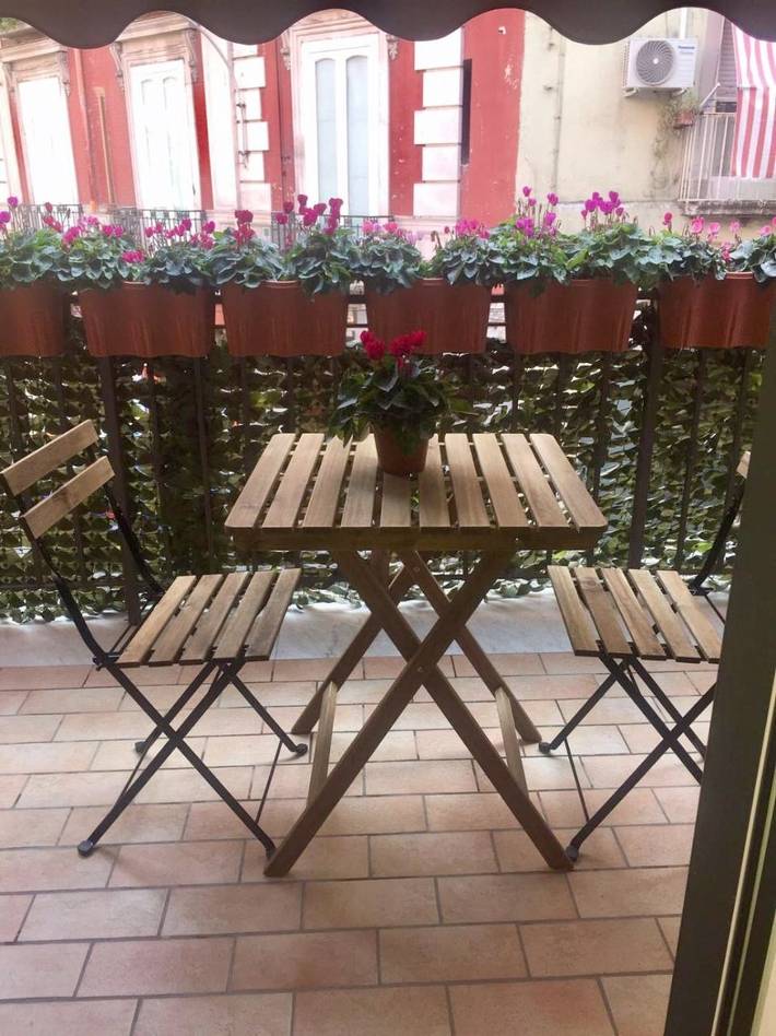 BnB für 6 Personen, mit Terrasse und Ausblick in Neapel