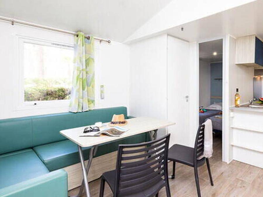 Camping Lou Pignada  - Bungalow 6 personen - Mobilheim | Classic | 2 Zi. | 4/6 Pers. | Hochterrasse | Tv in Messanges, Côte d’Argent