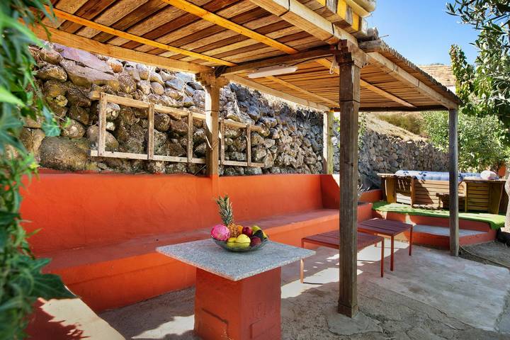 Ferienhaus „Finca Rural Mar de Nubes“ mit Meerblick und Garten in Vega de San Mateo, Gran Canaria Nord