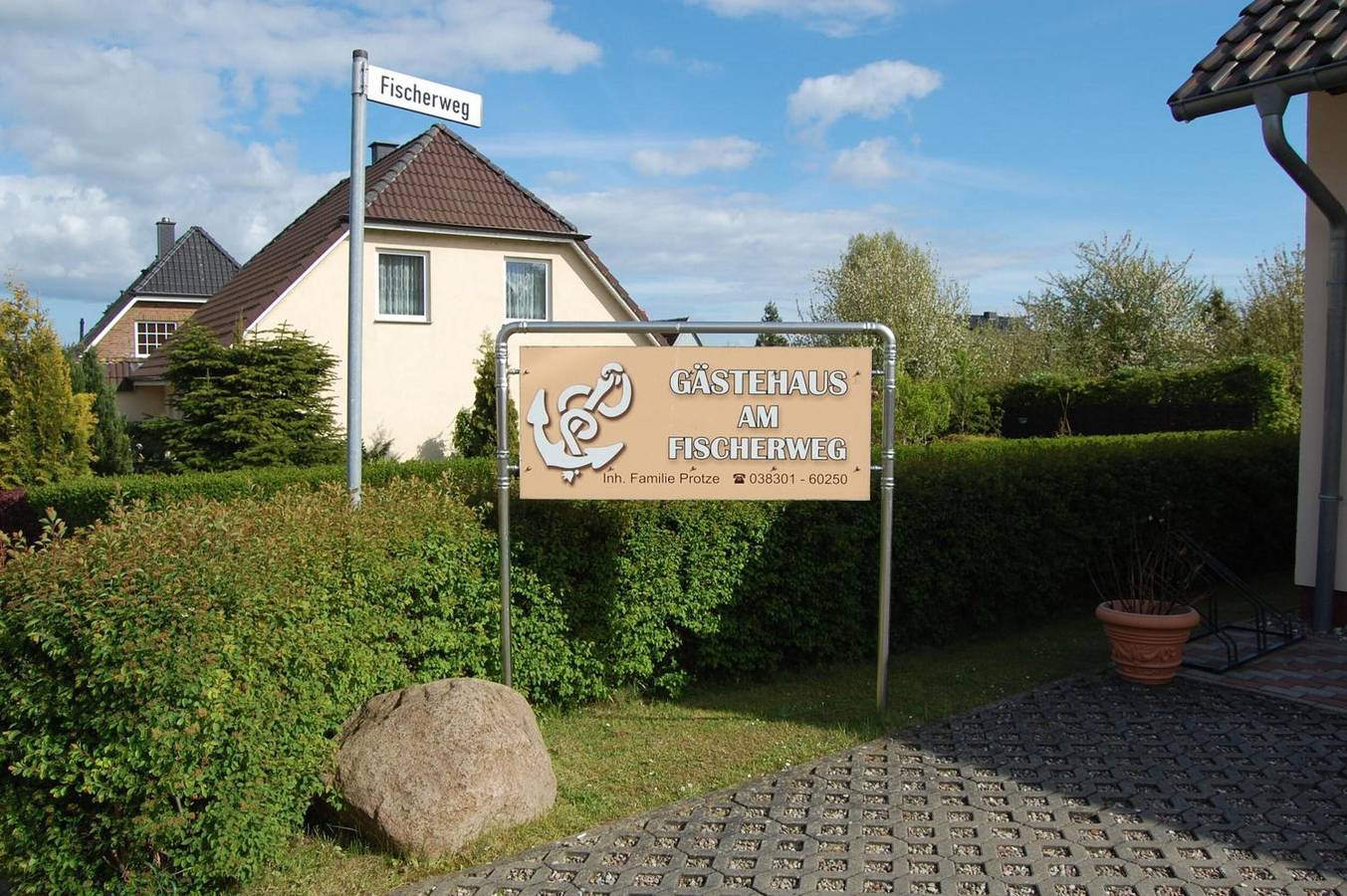 Ganze Wohnung, Apartment 'Gästehaus Am Fischerweg Seerose' mit Gemeinschaftsgarten, Balkon und Wlan in Lauterbach (Rügen), Putbus
