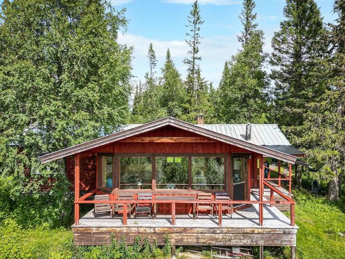 Ferienhaus für 7 Personen, mit Terrasse und Sauna in Nordschweden