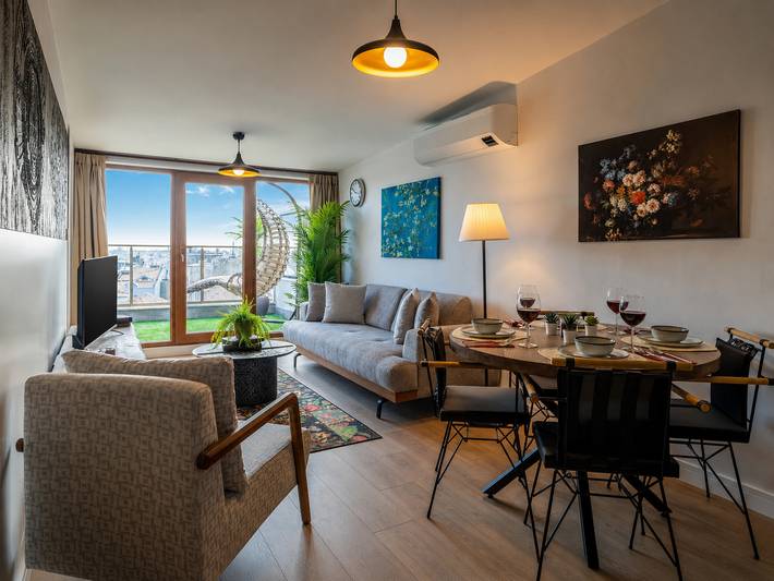 Ferielejlighed for 5 personer, med Havblik og Balkon i Antalya