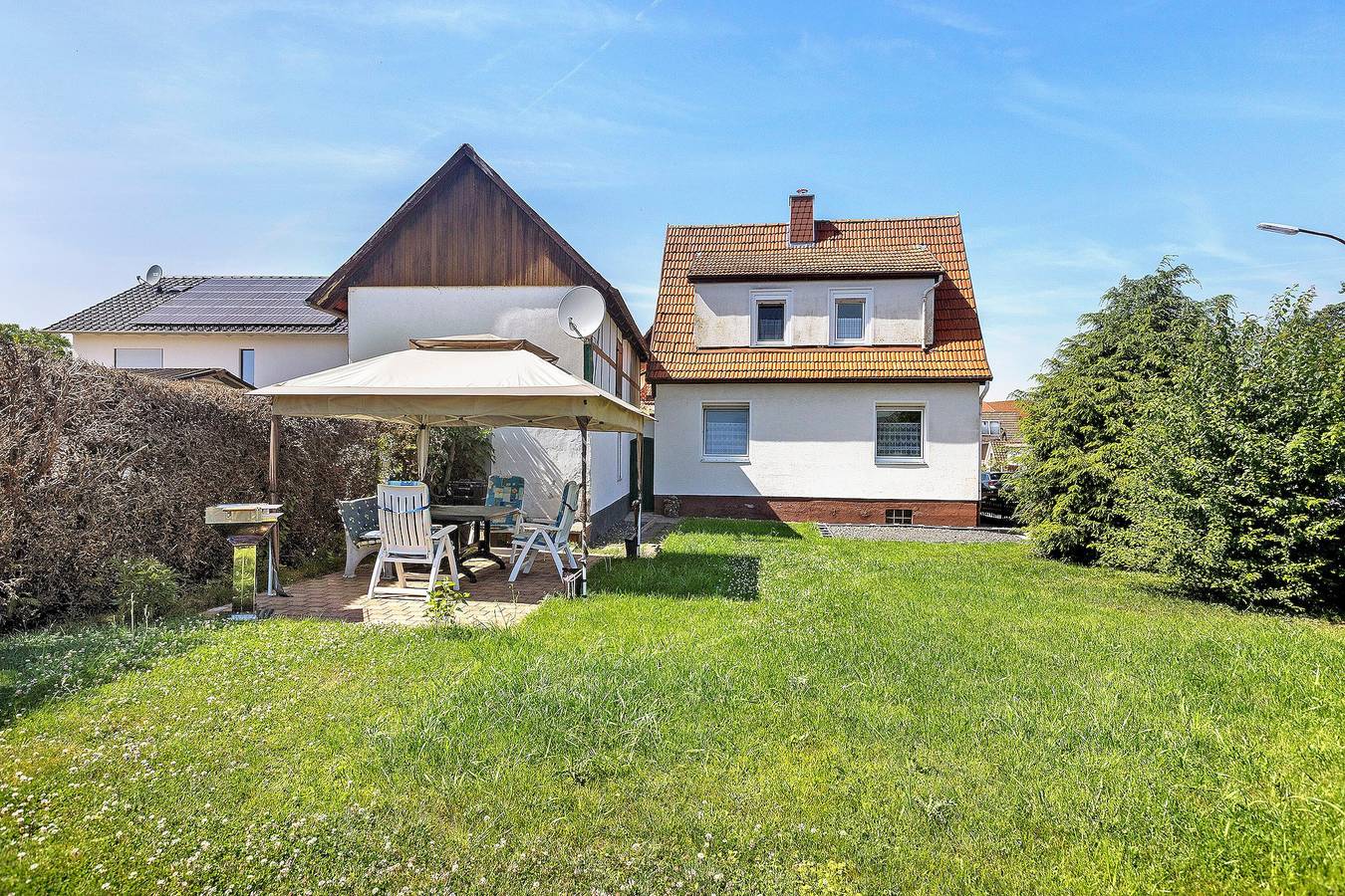 Casa de vacaciones 'Ferienhaus Am Meißner' con terraza y jardín privados in Meißner, Werra-Meißner-Kreis