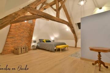 Gîte pour 8 personnes, avec jardin à Conches-en-Ouche