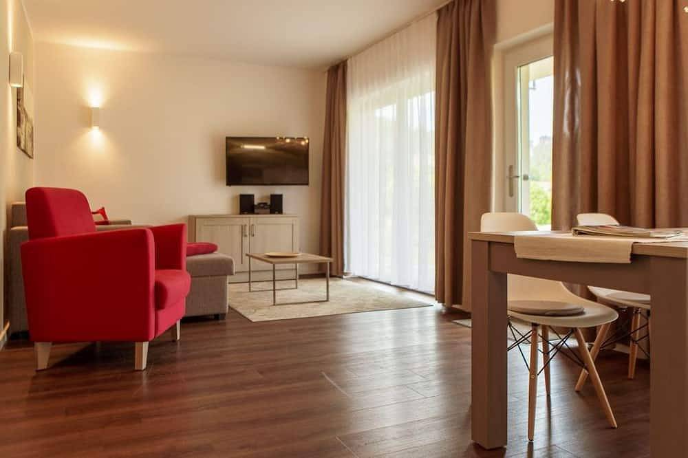 Ganze Wohnung, Gartensuite, 2 Schlafräume, Terrasse - elbresort in Rathen, Elbsandsteingebirge