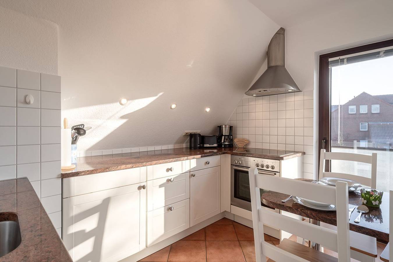 Ganze Wohnung, Ferienwohnung Romantica mit Balkon und Privatparkplatz nahe Sandstrand in St. Peter-Bad, St. Peter-Ording