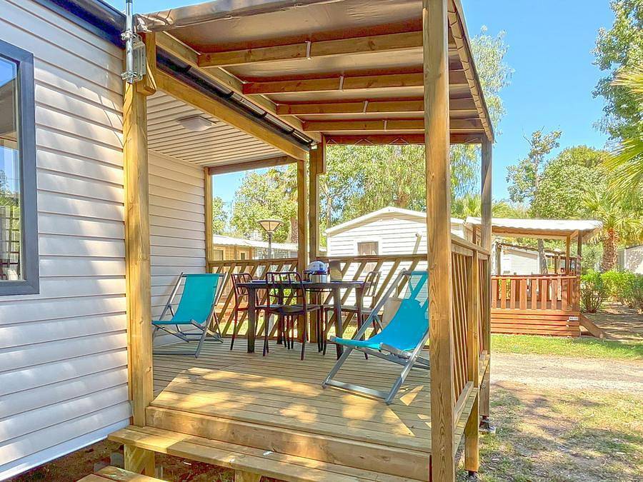 Camping Le Bosc - Mobilhome 5 personnes - Select Tv Lv Clim Plancha - 2ch - 4 ad+1enf-12ans in Saint-Cyprien, Côte d'Améthyste