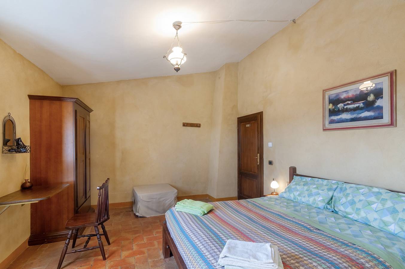Zimmer Verde 'Borghetto San Filippo' mit Gemeinschaftspool, Wlan und Klimaanlage in San Filippo A Ponzano, Barberino Tavarnelle