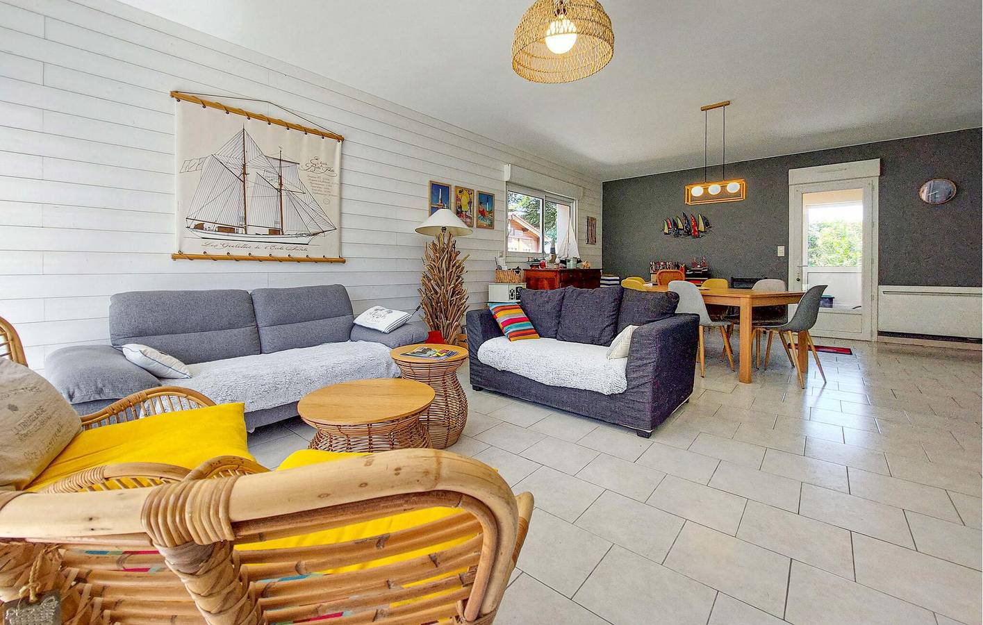 Appartement confortable à 2 km de la plage : 100 m² avec jardin et parking in La Tremblade, Côte de Beauté