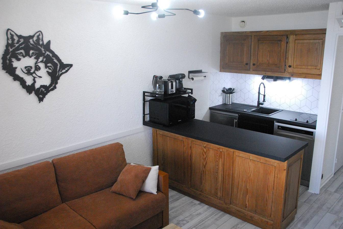 Entire studio, Résidence la Rochaille Iii - Studio sleeping corner 4 people (713) in Pra-Loup, Uvernet-Fours