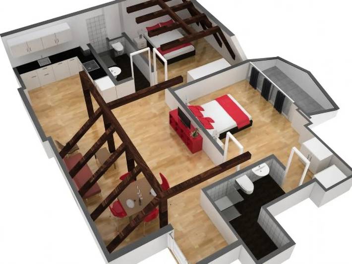 Ferienwohnung für 5 Personen, mit Balkon in Zürich - 4