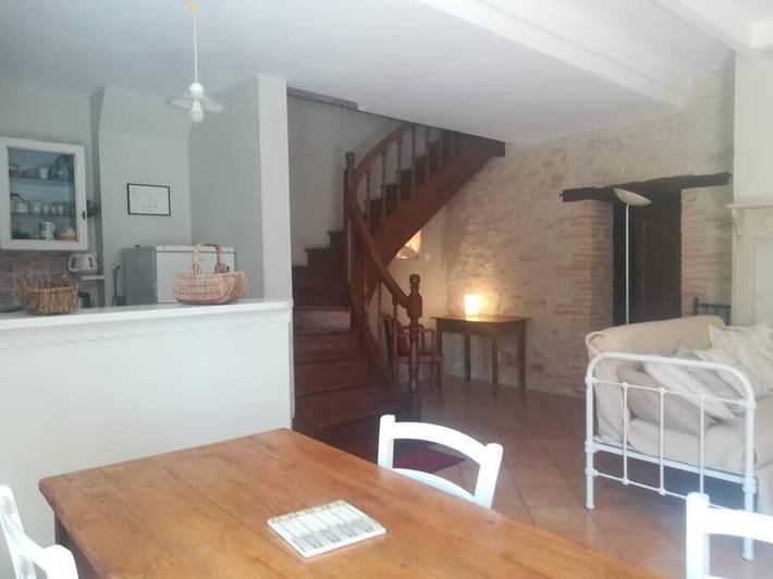 Location de vacances pour 5 personnes, avec jardin et vue à Lauzerte - 4