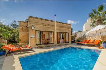 Bungalow für 9 Personen, mit Garten und Pool auf Malta