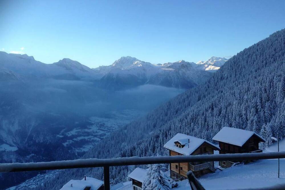 Ganze Wohnung, Apartmenthaus Riederhoru A 1. Og Ost Appartement/Fewo, Dusche und Bad, Wc, 2 Sch in Riederalp, Aletsch Arena