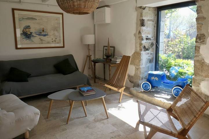 Location de vacances pour 4 personnes, avec terrasse et jardin dans Plage Pen Boc H Arradon