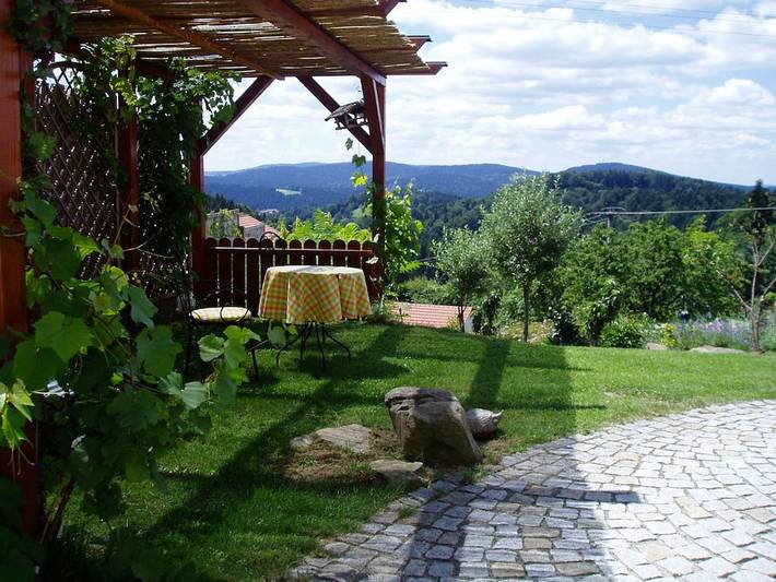 Location de vacances pour 3 personnes, avec terrasse et vue, animaux acceptés à Wegscheid - 4