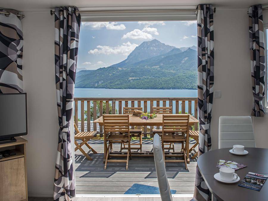 Camping L'Ecrin du Lac - Mobilheim 4 personen in Chorges, Nationalpark Écrins