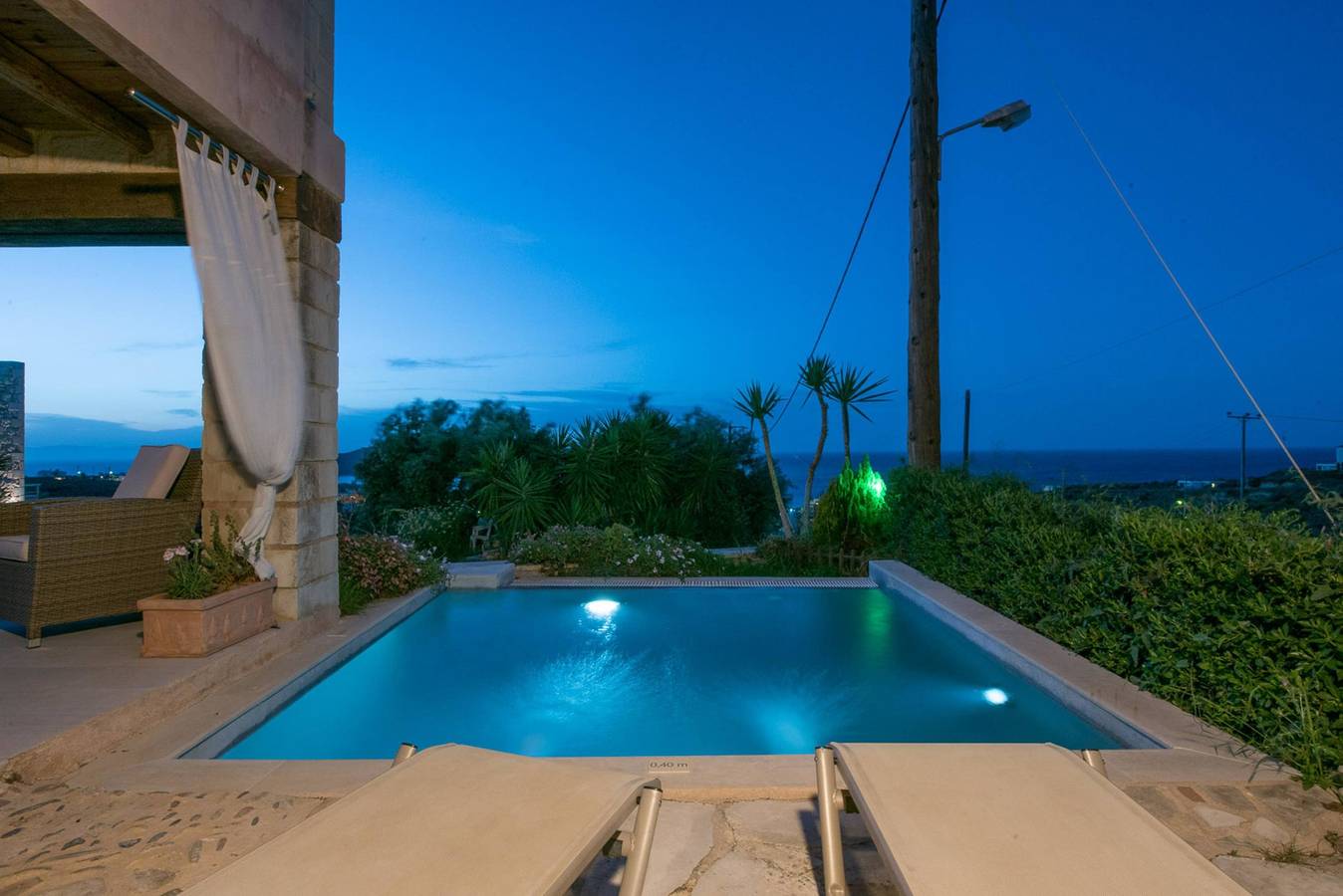 Chalet para 4 personas con jardín in Kato Stalos, Agia Marina