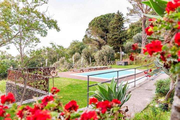 Villa 'Tecla' with Sea View in Capri Leone, Messina Province