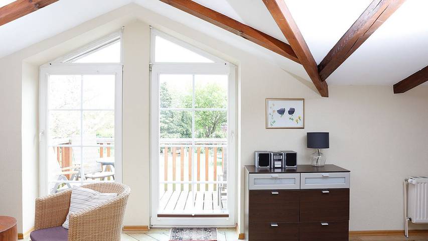 Ferienwohnung für 3 Personen, mit Balkon und Garten - 1