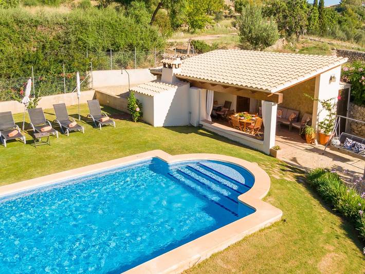 Schönes mallorquinisches Haus mit privatem Pool in der Serra de Tramuntana. in Selva, Mallorca Inselmitte