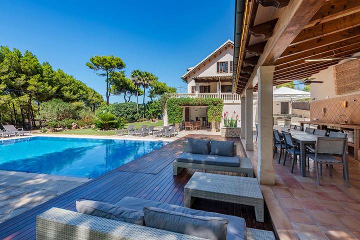 Chalet para 12 personas, con balcón y jardín en Mallorca - 3
