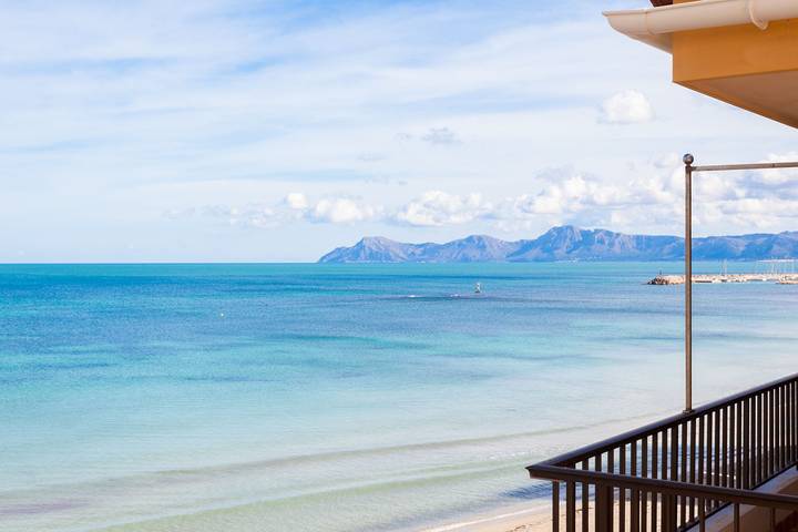 Farolas 4B - direct at the sea with sea view and A/C in Can Picafort, Santa Margalida