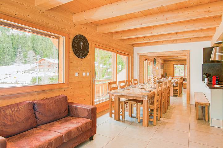 Chalet für 28 Personen, mit Sauna und Terrasse sowie Ausblick in Haute-Savoie - 4