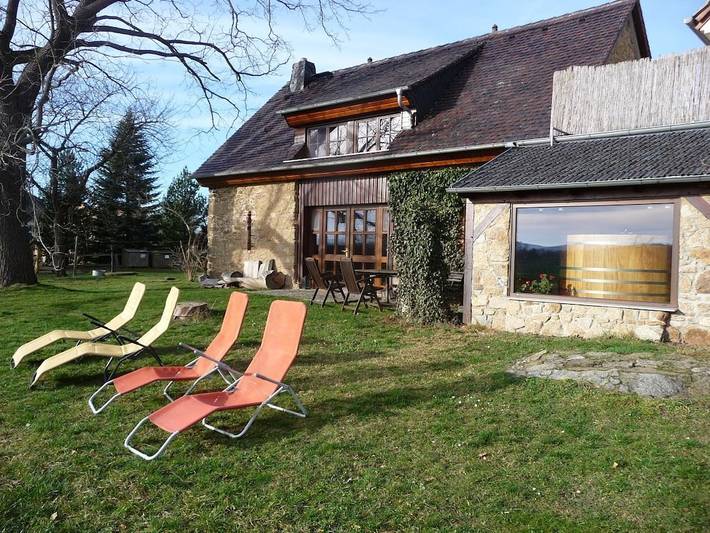 Bauernhof für 6 Personen, mit Terrasse und Garten sowie Sauna und Ausblick in der Lausitz - 3