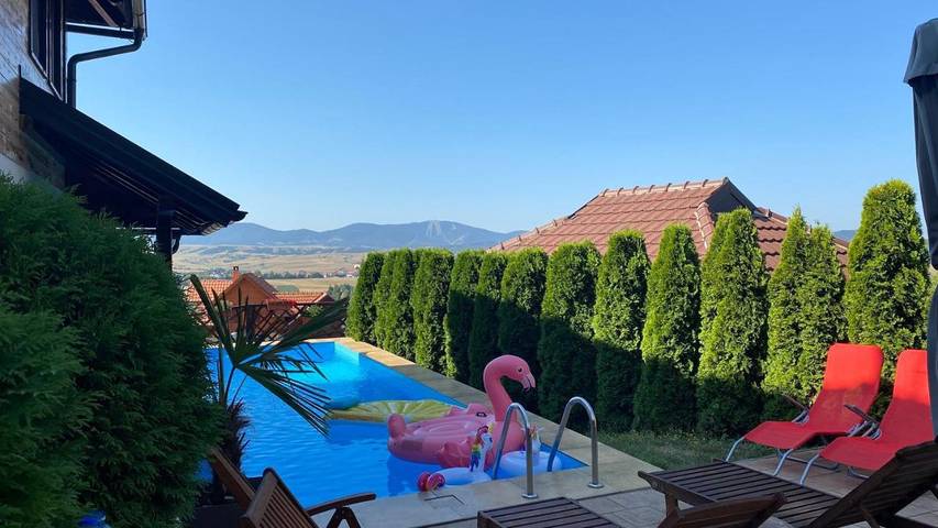 Bed & breakfast dla 2 osób, z ogród i widok oraz taras i basen - 1