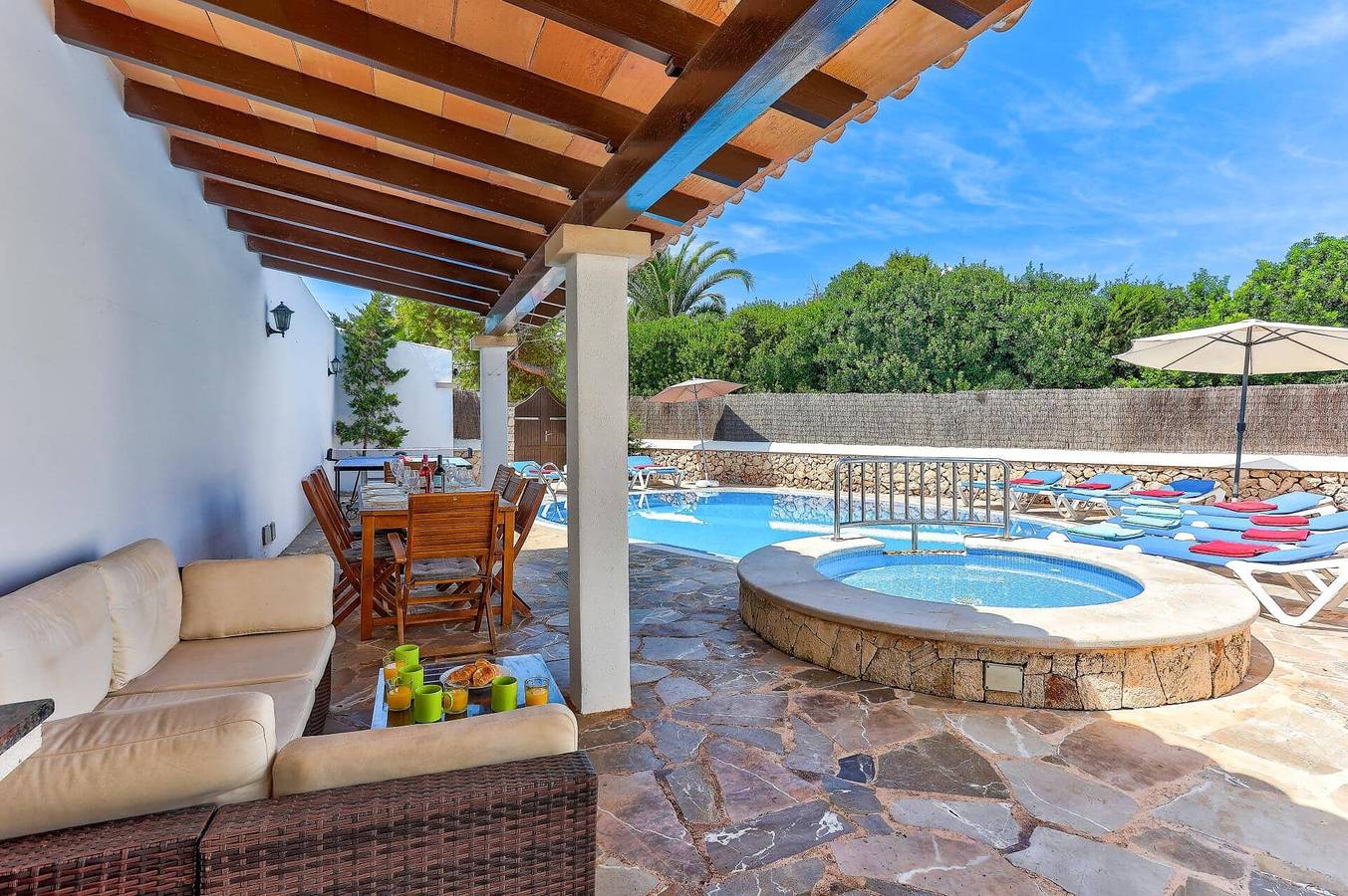 Villa für 8 Personen mit Garten in Cala d'Or, Santanyí