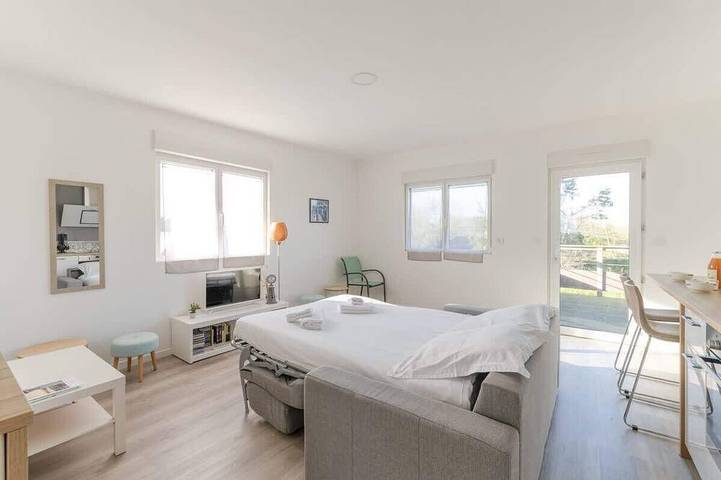 Appartement entier, Roscaroc Enez Ar Beg - Charmant T2 proche plage in Ploudalmézeau, Région de Brest