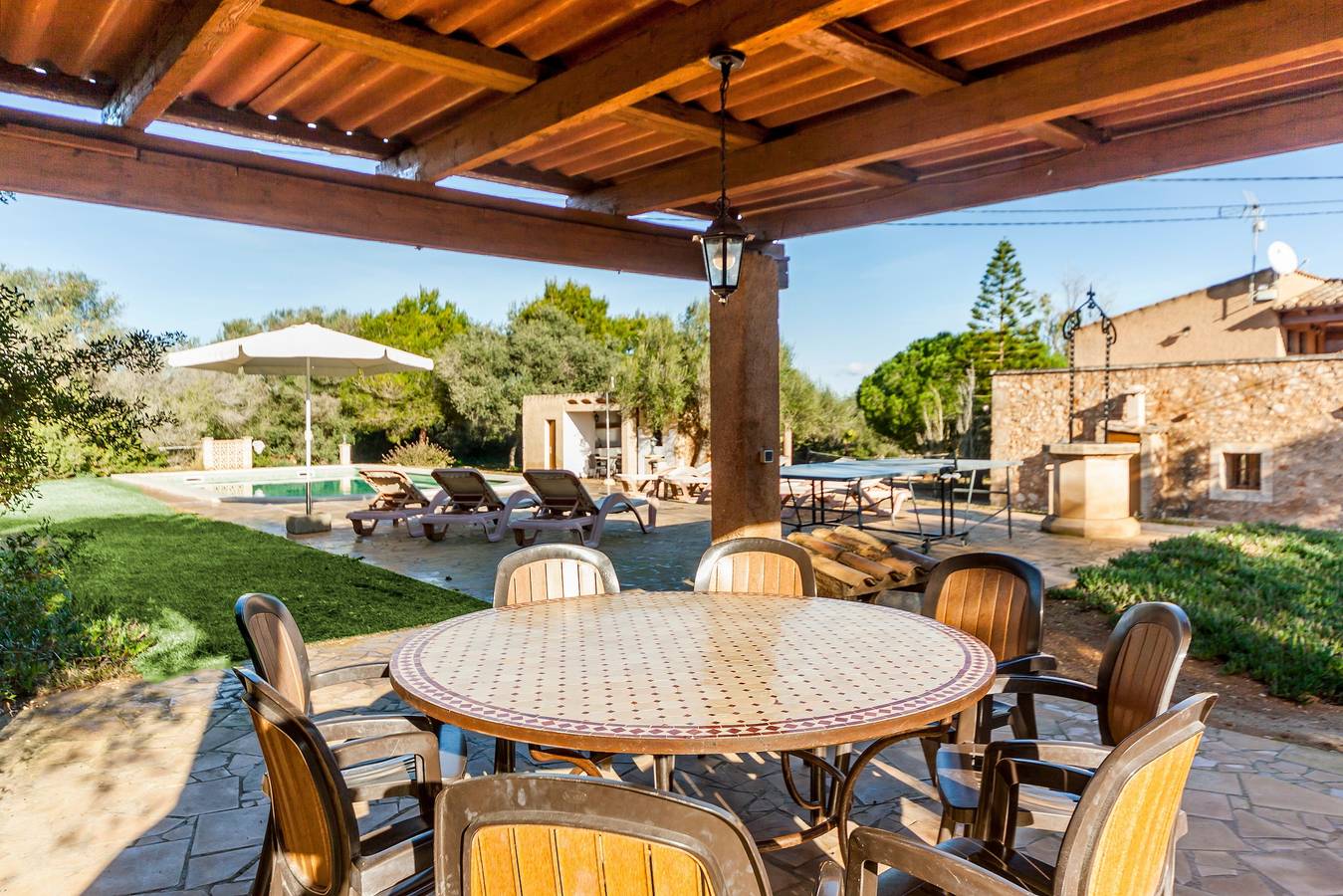 Cadre rural idyllique avec piscine – Villa Es Figueral in Campos, Majorque du Sud