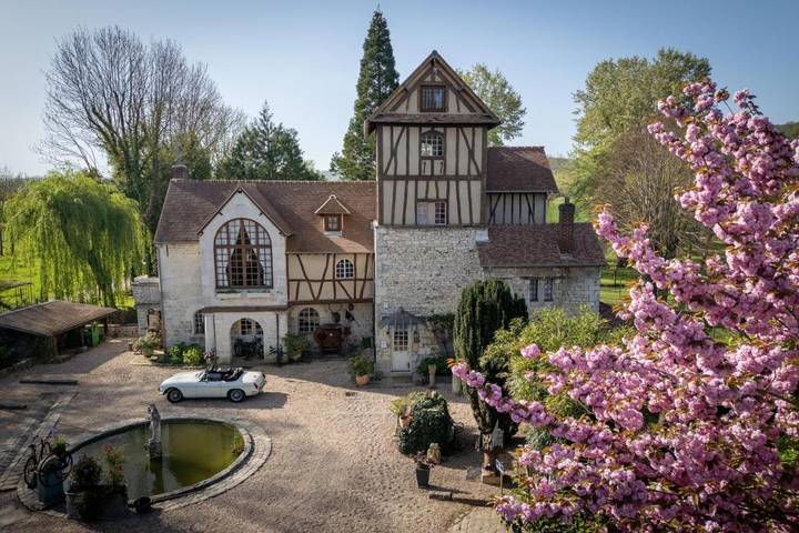 Chambre d’hôte pour 2 personnes, avec vue ainsi que jardin et terrasse, animaux acceptés à Giverny - 4