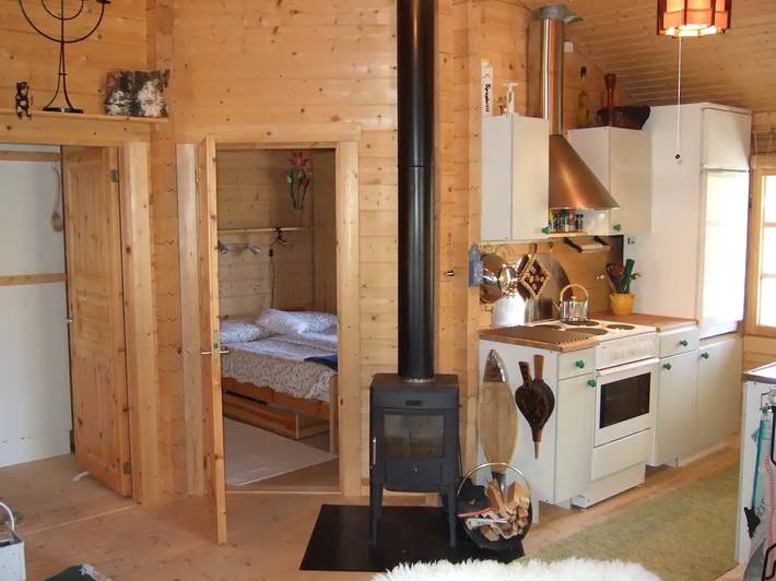 Chalet für 6 Personen, mit Garten und Sauna sowie Terrasse in Nordschweden - 4