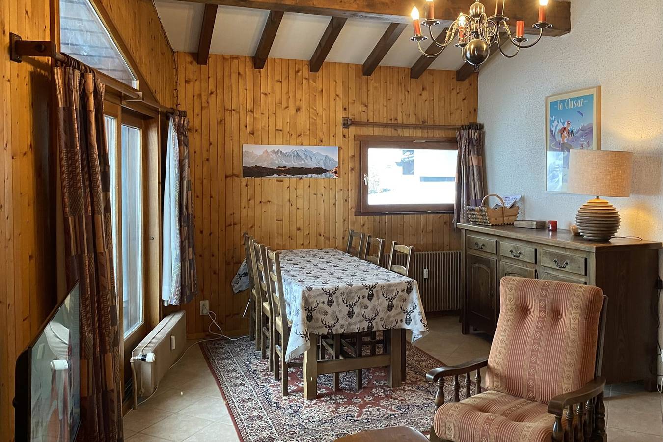 Appartement entier, Appartement avec balcon face aux pistes de ski in La Clusaz, Région d'Annecy