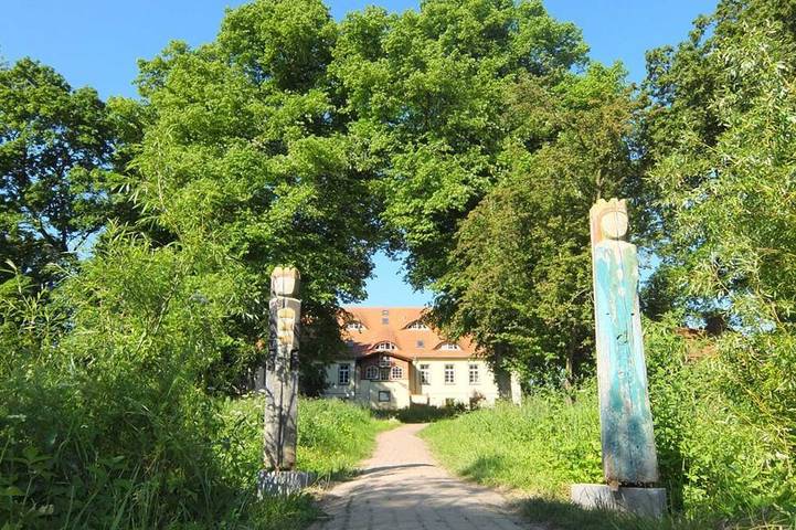 Doppelzimmer 2 - blau - Urlaub auf dem Biohof in Schwerin, Schweriner See