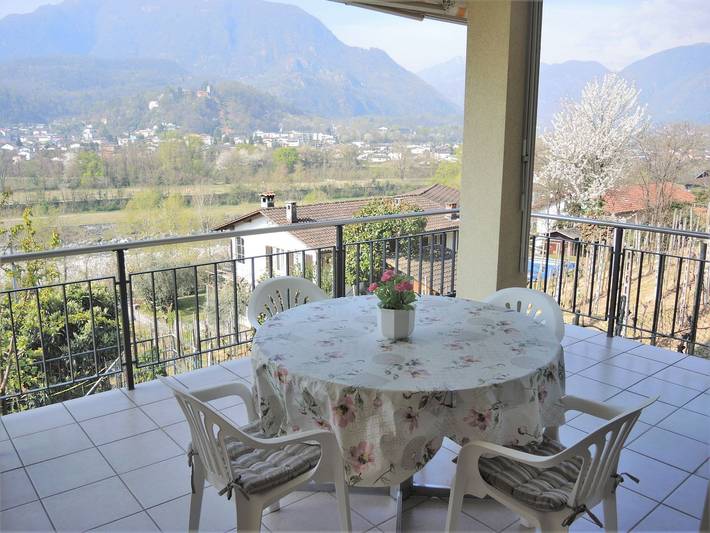 Ferienwohnung für 4 Personen, mit Terrasse und Garten sowie Ausblick in Locarno - 4
