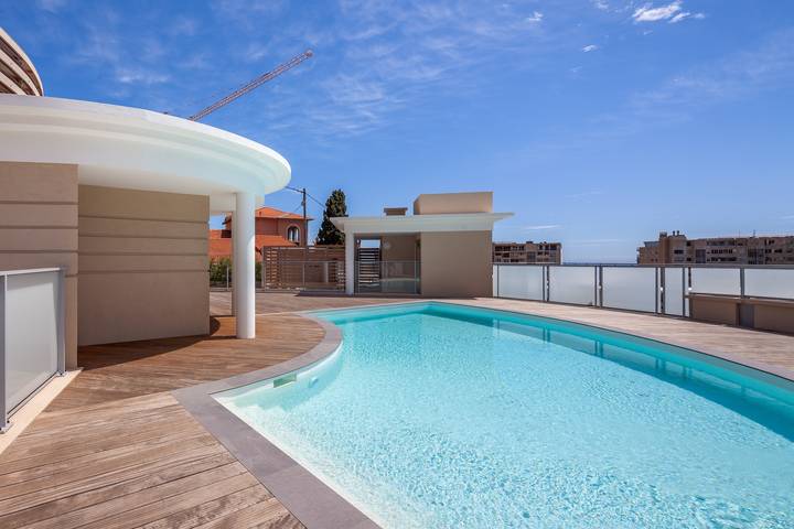 Apartamento entero, Monaco à pied - Piscine et vue mer in Beausoleil, Costa mediterránea (Francia)