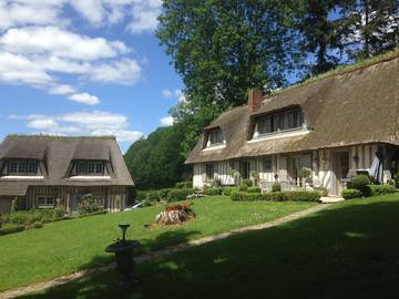 Chambre d’hôte pour 4 personnes, avec jardin à Le Breuil-en-Auge