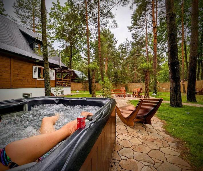 Ferienhaus für 6 Personen, mit Sauna und Whirlpool sowie Garten, mit Haustier - 1