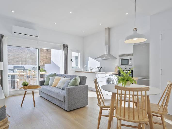 Apartamento para 4 personas, con Terraza en Badalona