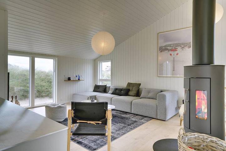 Modernes Ferienhaus mitten in den Dünen – Hjelmevej 23 in Henne, Varde