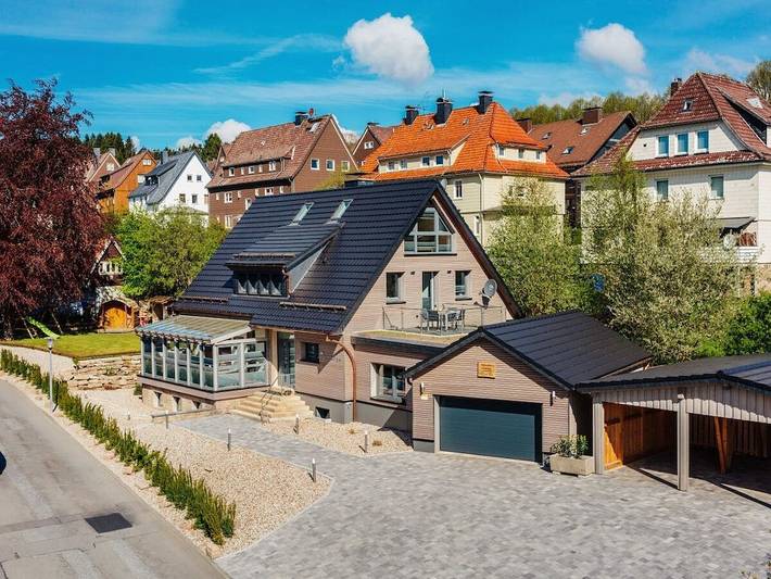 Bauernhof für 14 Personen, mit Whirlpool und Terrasse sowie Garten und Sauna im Harz
