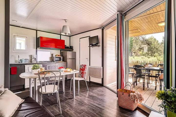 Mobil home pour 5 personnes dans Plage de Pont-Mahé