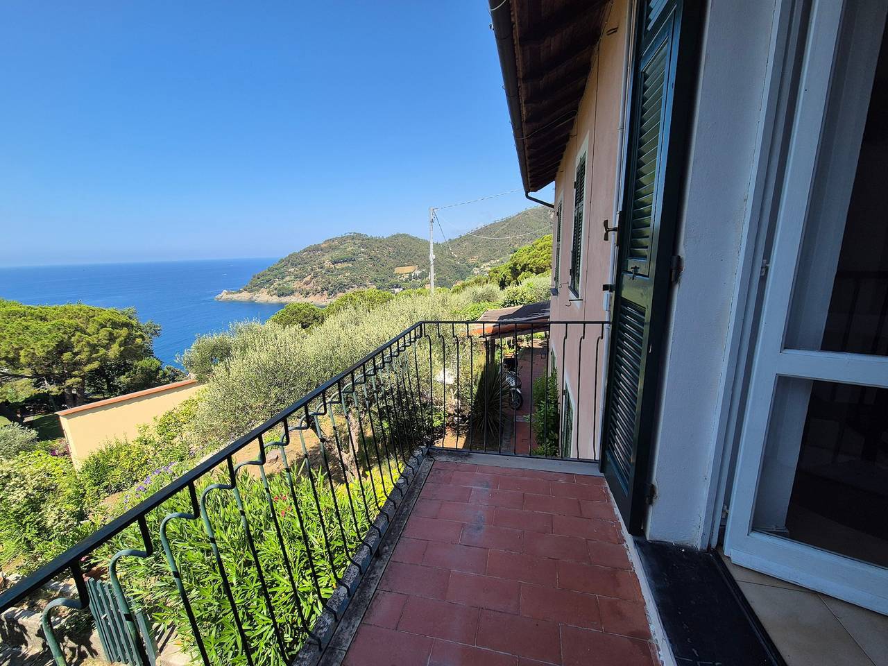 Appartamento intero, Appartamento 'Blu' con Vista Mare, Wi-Fi e Aria Condizionata in Bonassola (Città), Bonassola