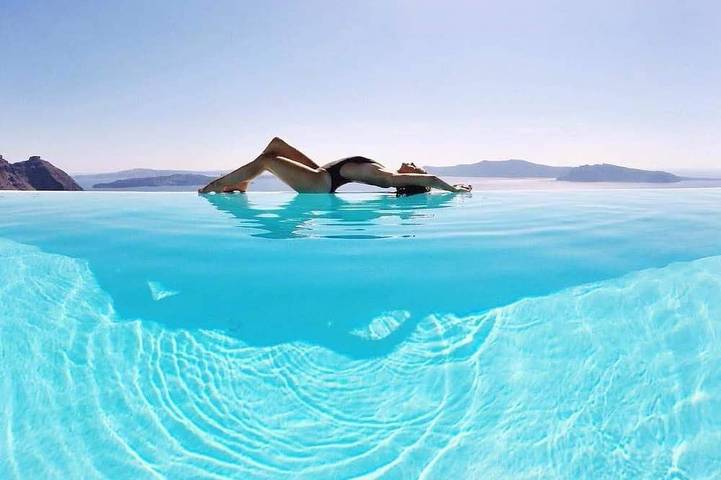 Casa de vacaciones para 5 personas, con piscina y jacuzzi, Se admiten mascotas en Imerovigli